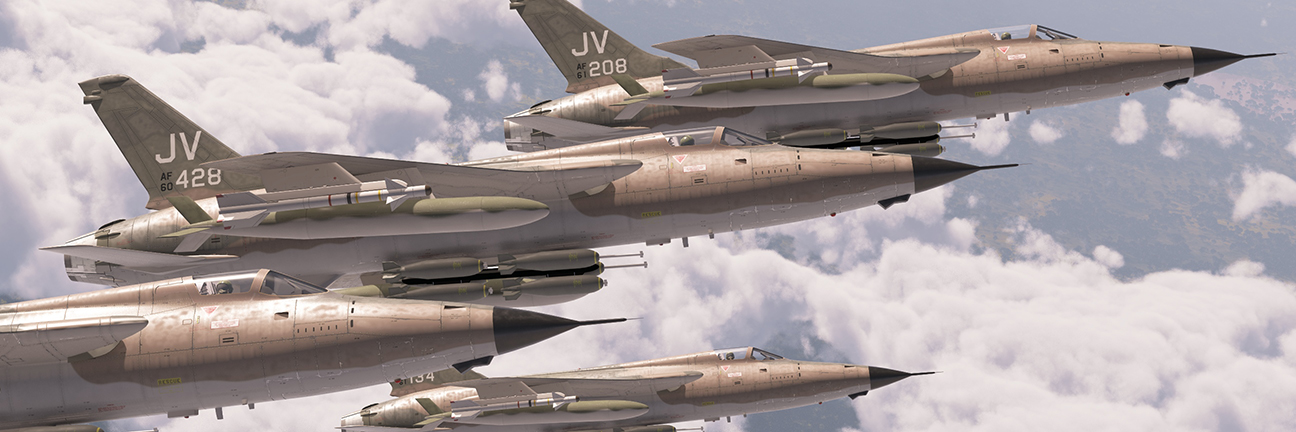 "Warpath" Republic F-105D Thunderchiefs
