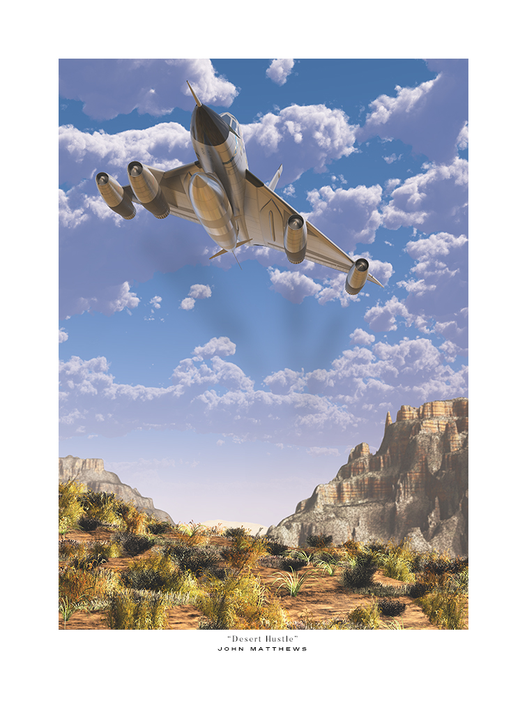 Convair B-58 Hustler 58-1015 Desert Hustle John Matthews